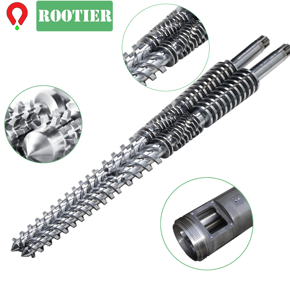 Extruder Machine Twin Conical Screw Barrel